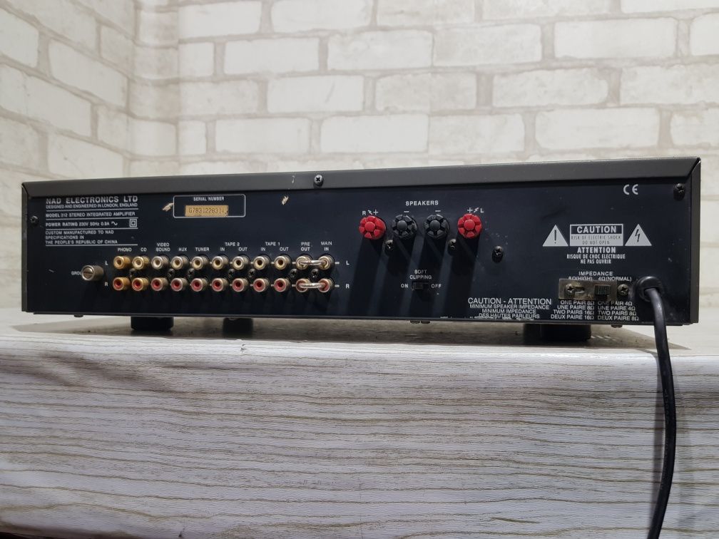 Стерео підсилювач NAD 312, *2x35 Вт, б/у з Німеччини