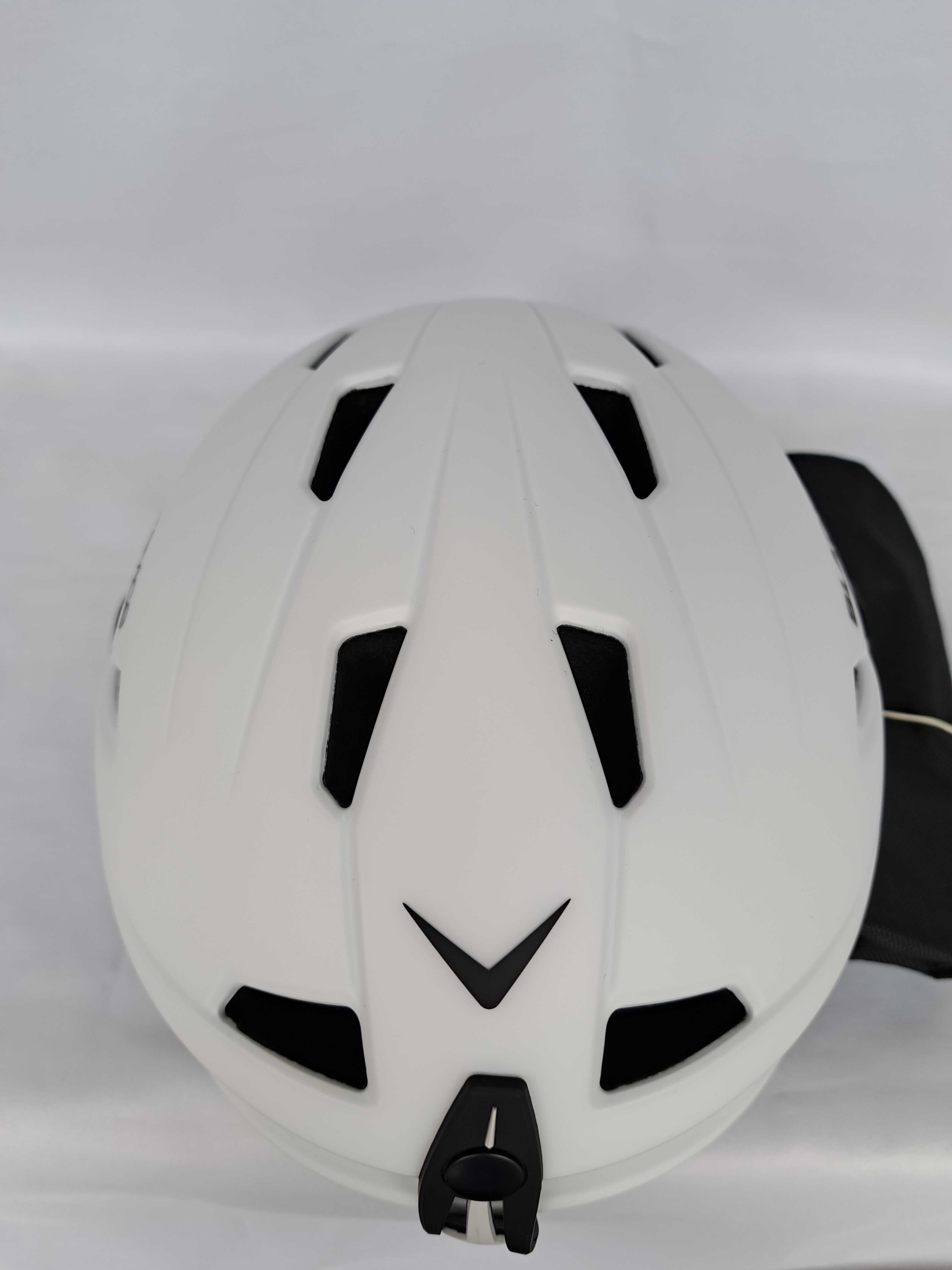Kask narciarski Black Crevice Silvretta Matt White Black S 55-56cm