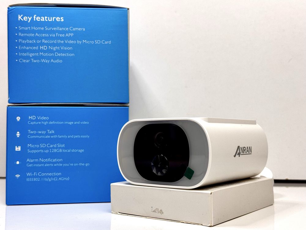 Бездротова Вулична Wi-Fi IP камера ANRAN C3 2K 3/5MP сонячною панеллю