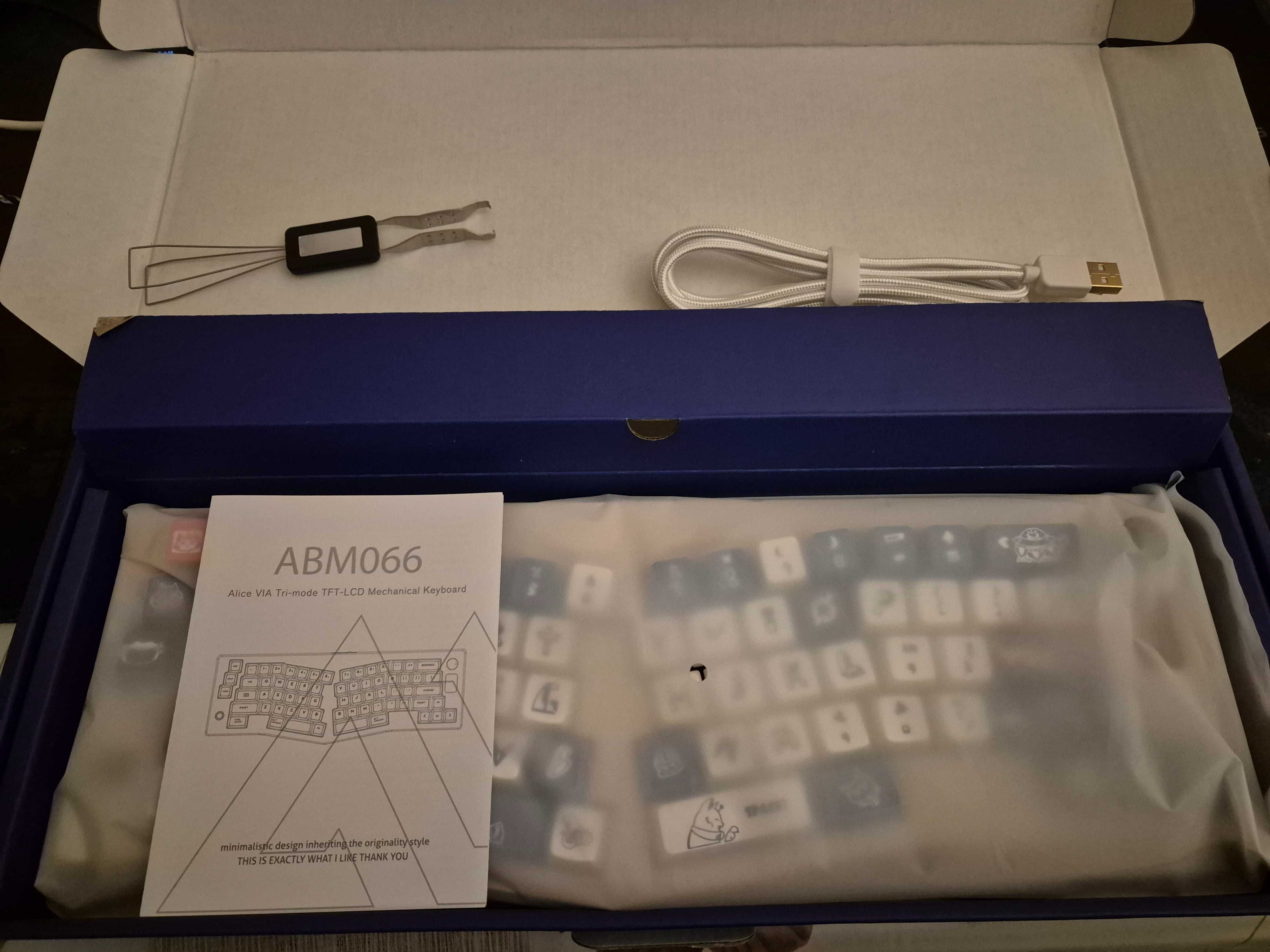 Механічна клавіатура EPOMAKER CIDOO ABM066 (Alice-Layout)
