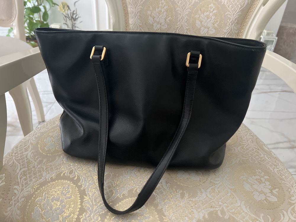 Torebka skorzana Ralph Lauren