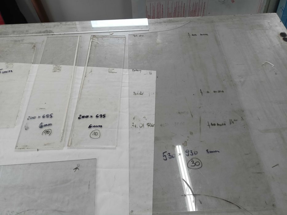 Pleksi Plexa Pleksa 3mm arkusz 53x89cm okno, do koparki itp TANIEJ 70%