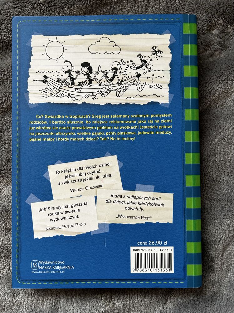 książka Dziennik cwaniaczka No to lecimy Jeff Kinney