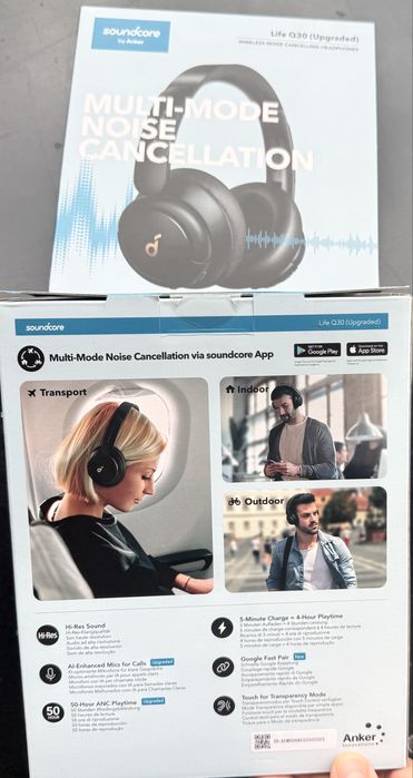 Навушники Anker Soundcore Life Q30 Black Upgraded!!!нові, оригінал