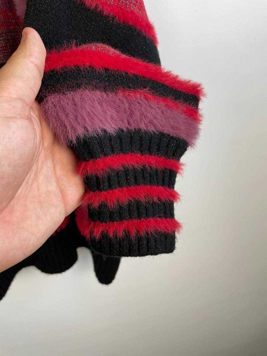 Жіночий оверсайз светр пуловер desigual red multi pullover