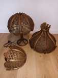 Zestaw Lamp Rattanowych