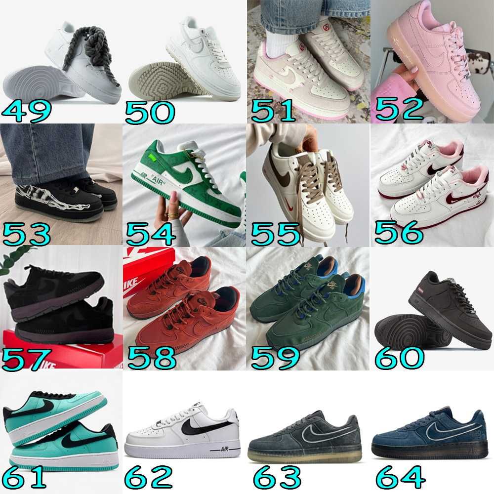 ‼️КРАЩА ЯКІСТЬ Кросівки Nike Air Force 1 Acronym/aniversary/CDG 36-46