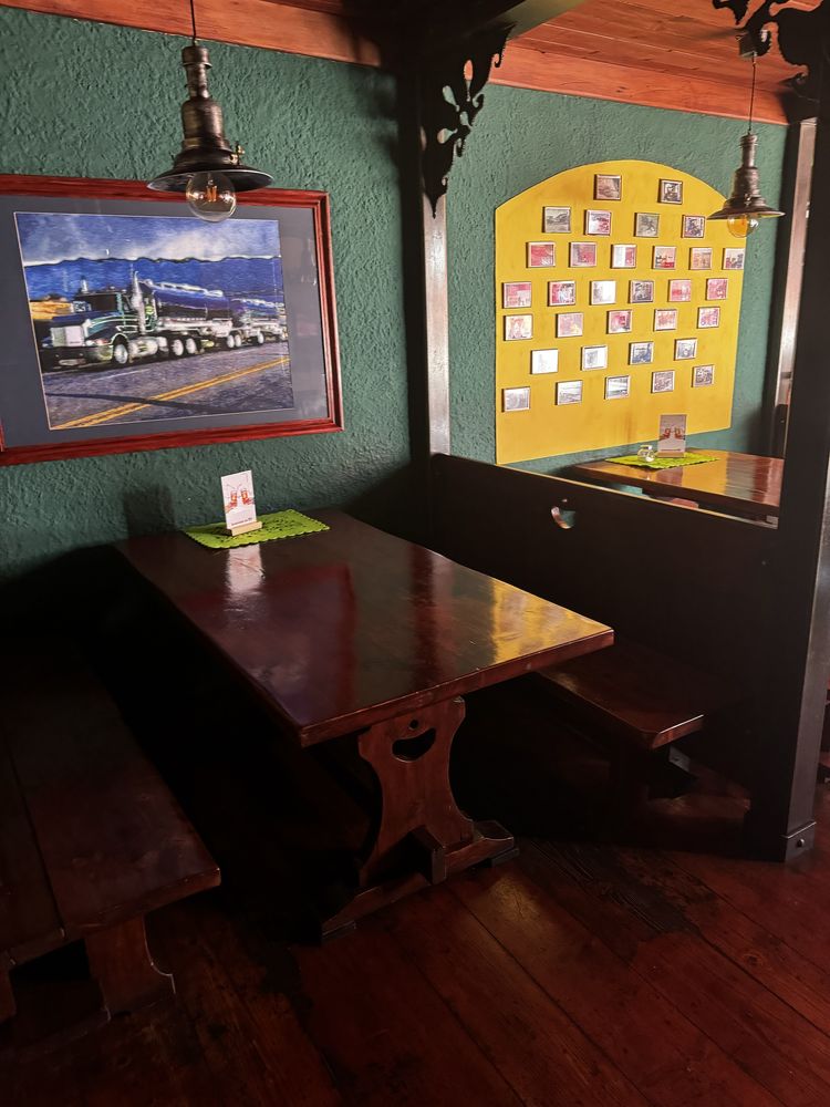 Stół ławka drewniany zestaw komplet do restauracji karczmy