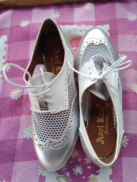 Туфли женские, на шнурках, раз 36