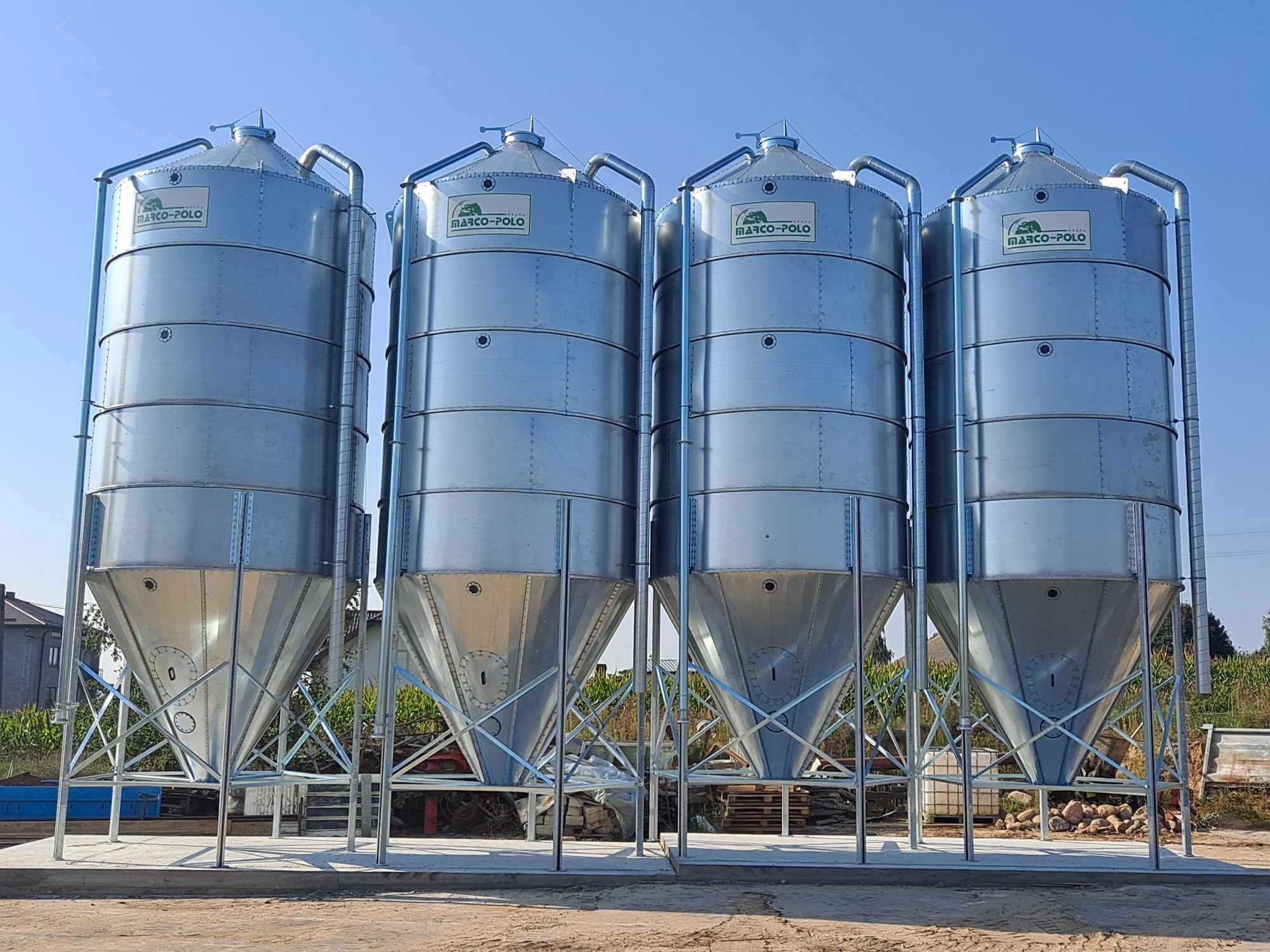Silosy 38ton 30t 25t zbożowe SILOS nowy Marco-Polo z HDSem 1,5mm ocynk
