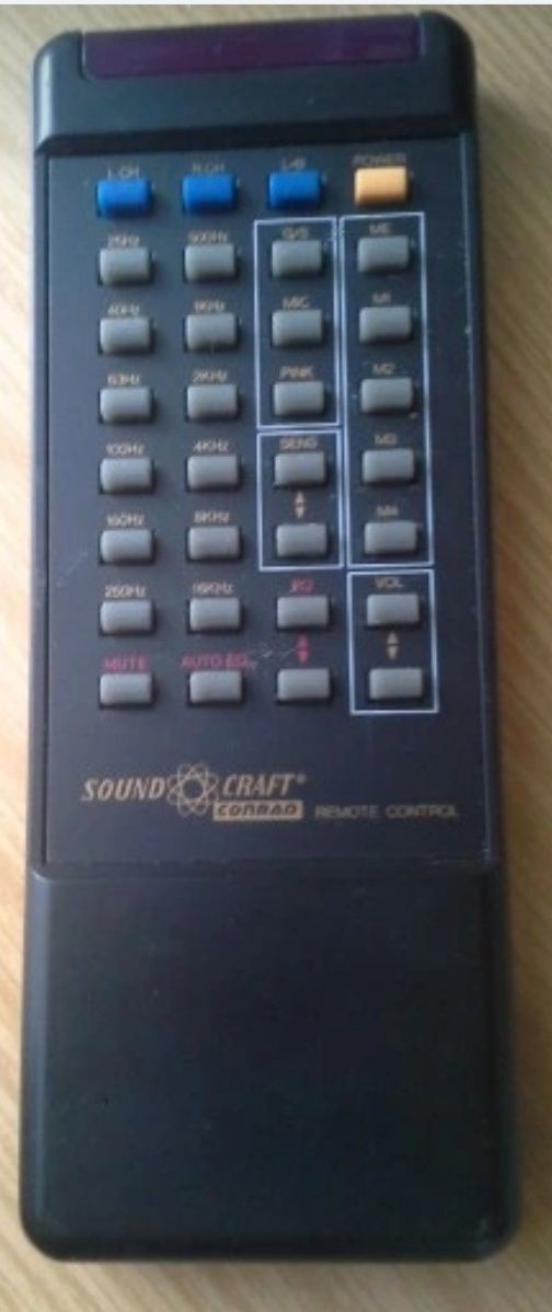 Pilot do Equalizer Soundcraft