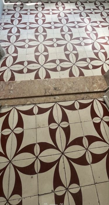 Mosaico hidraulico anos 50