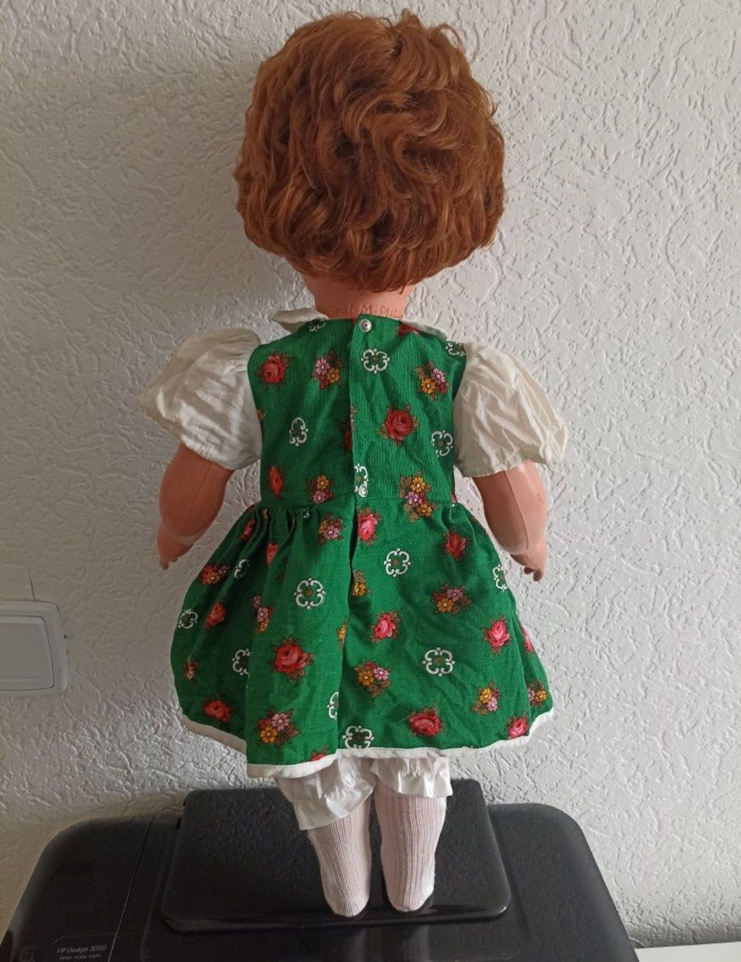 Винтажная куколка ГДР 55 см