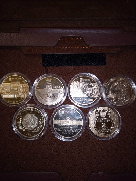 Монети НБУ серія вищі навчальні заклади, 2 грн.