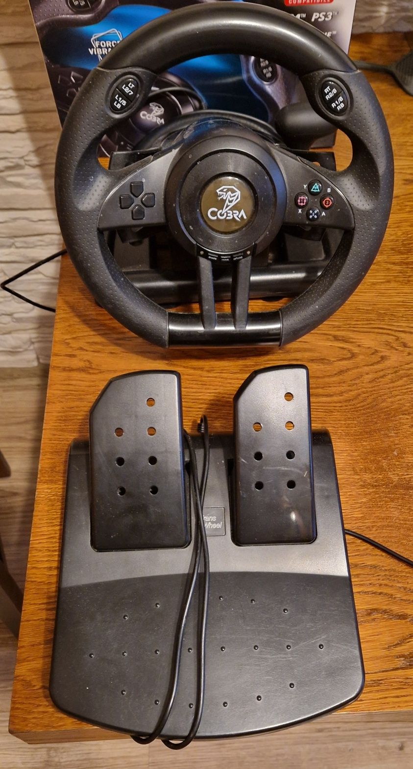 Kierownica Cobra SW2020 MONACO z pedałami do PS4, PS3, Xbox One, PC