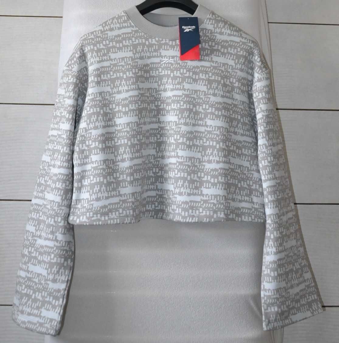 REEBOK Coverup Nowa Bluza Damska S Oversize Bawełna Oryginalna 100%