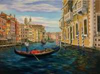 Картина олією на полотні "Венеція" 60-80см
