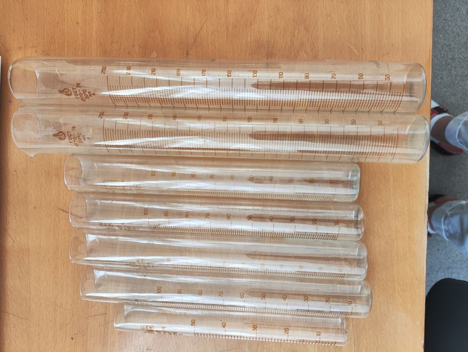 Хімічні, лабораторні циліндри, 50, 100, 250 мл