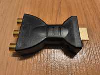 Adapter (przejściówka) z HDMI na 3xRCA (cinch, kompozyt)