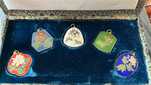 Conjunto de joias/pendentes closone vintage