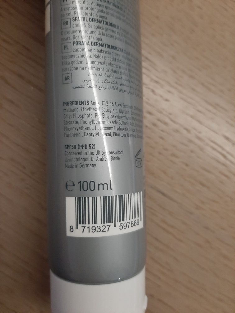 Altruist krem spf50 100ml nowy przeciwsłoneczny