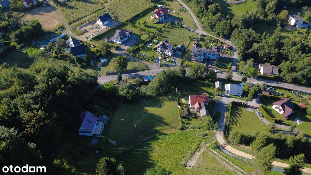 Andrychów Targanice działka budowlano-zielona w widokowym miejscu