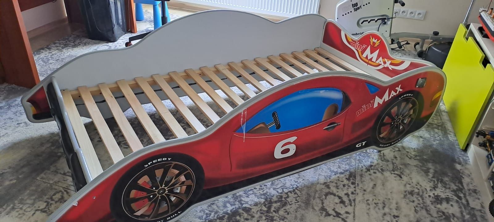Łóżko dziecięce wyścigowe samochód auto