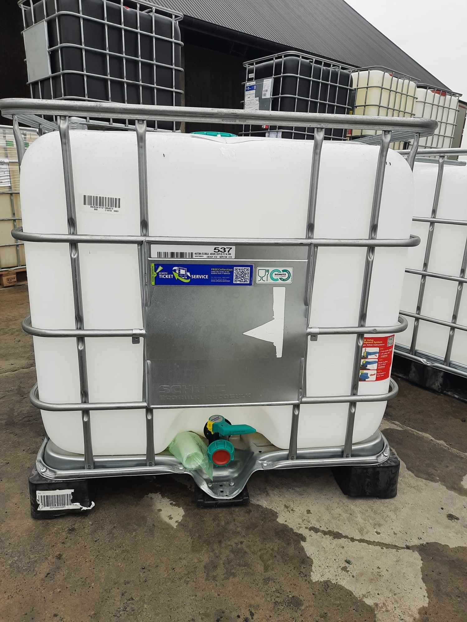 Mauzer Zbiorniki 1000L 800L 600L 220L Transport