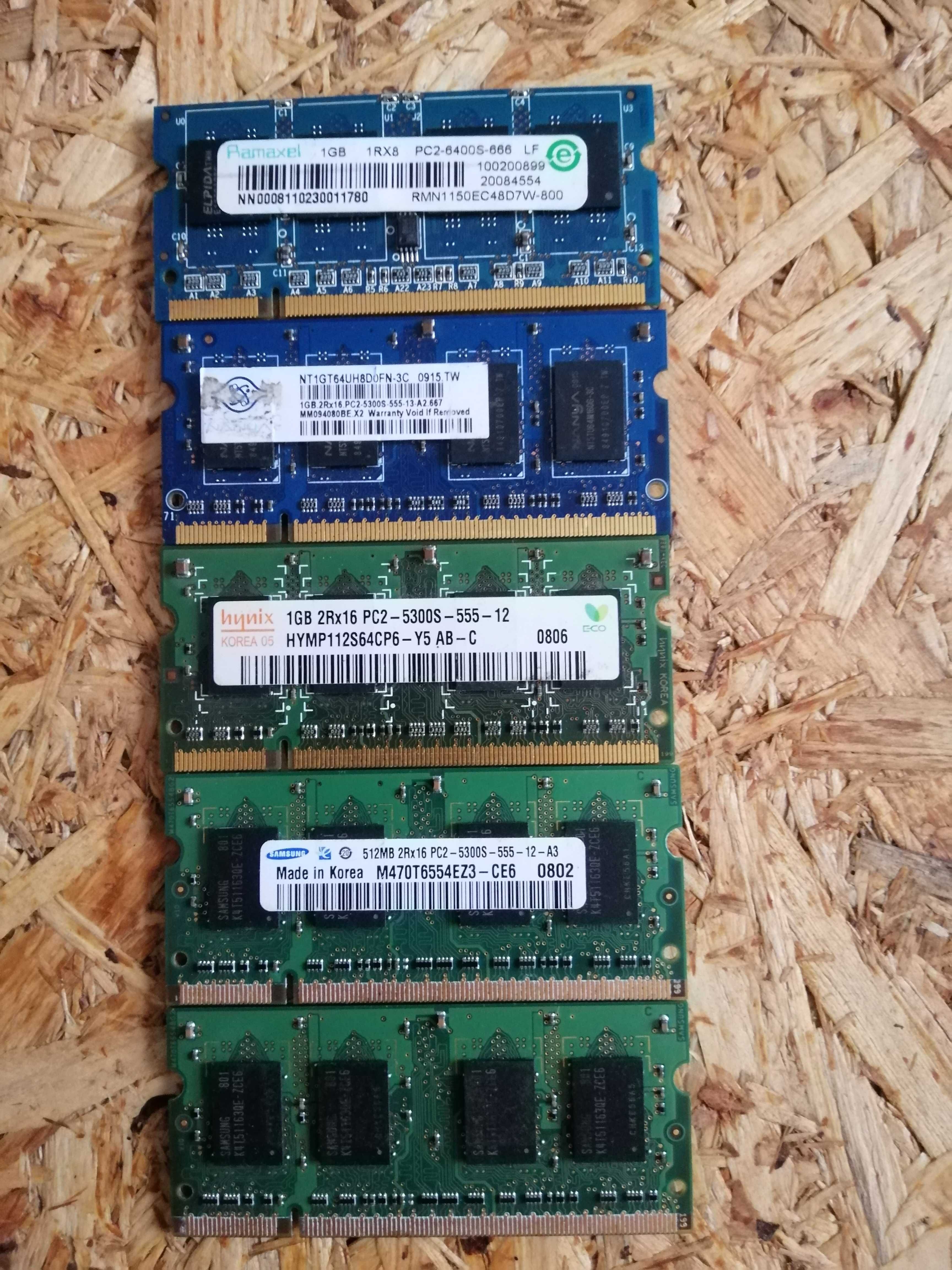 Оперативна пам'ять, озу, для ноутбука DDR2/DDR3. SO-Dimm