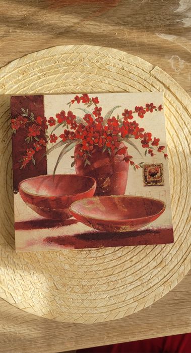 Obrazek 20x20 kwiatki