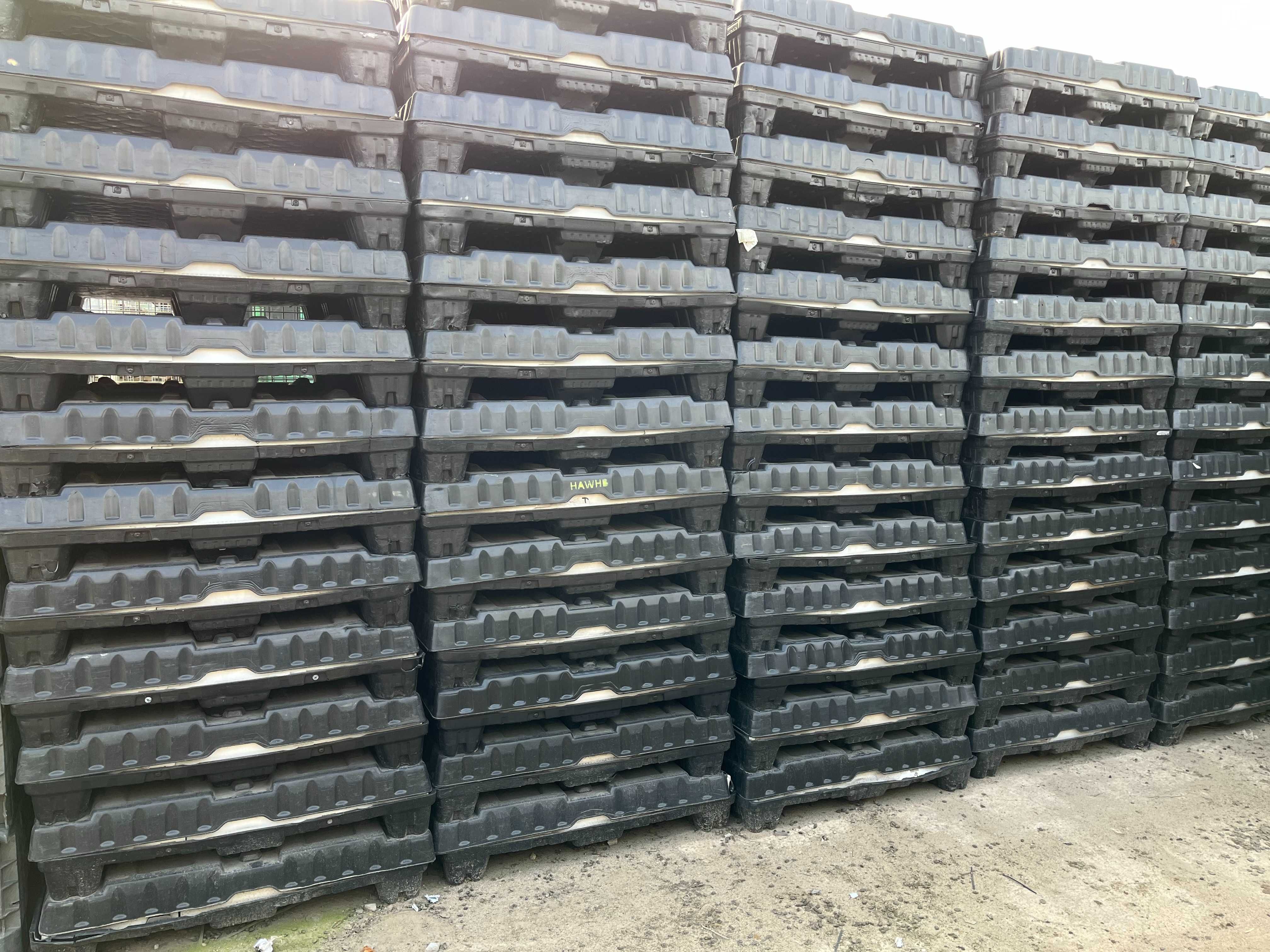 Pojemnik kosz plastikowy 120x100x80cm skrzyniopaleta gitterbox
