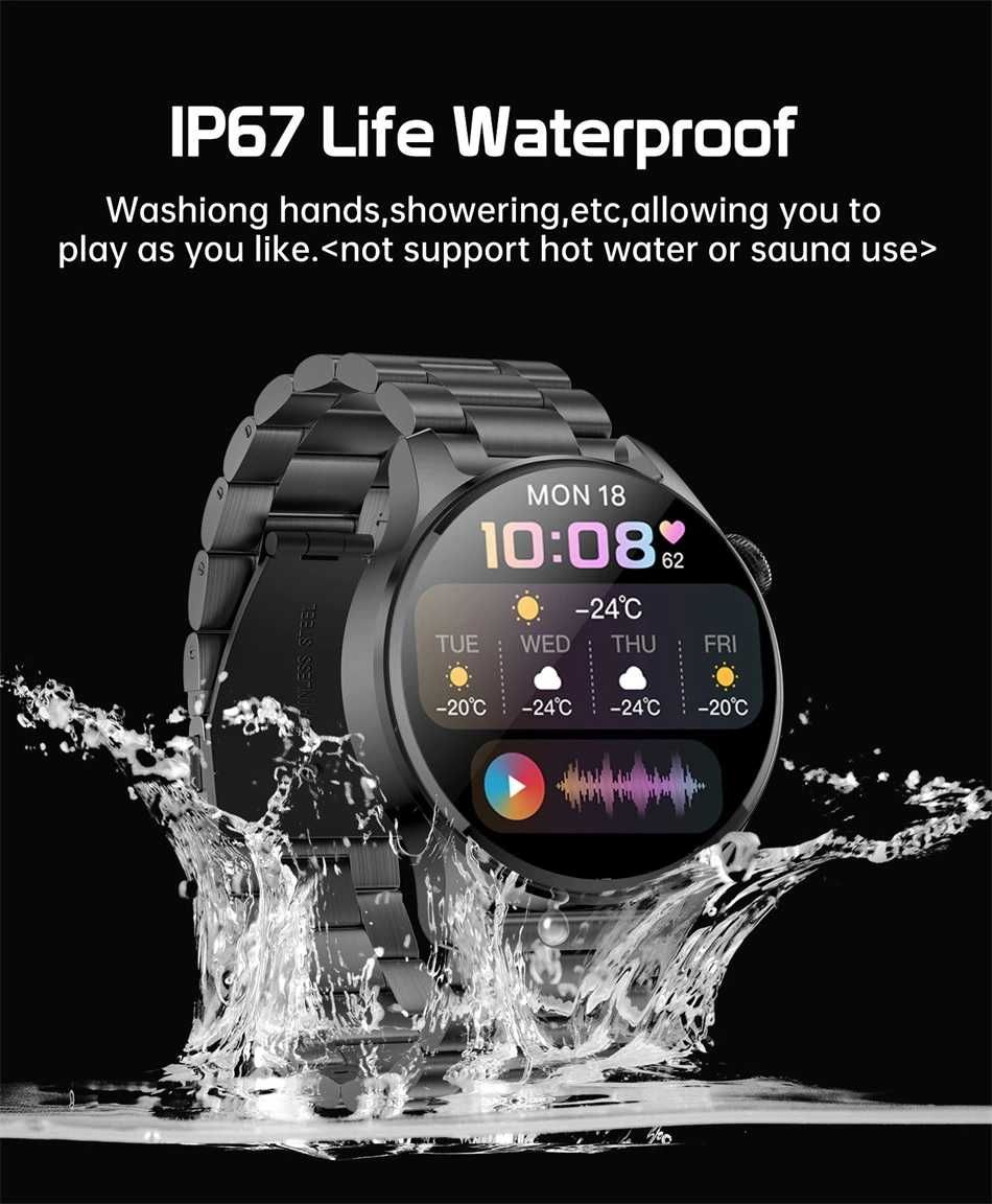 SmartWatch I29 telefon BT, tętno, ciśnienie, O2, powiadomienia, PL