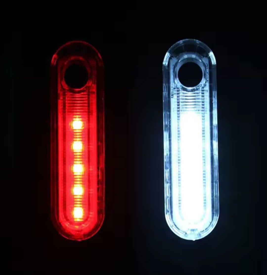 Komplet oświetlenia do roweru LED USB 30g 4 tryby 330mA Komplet a'2