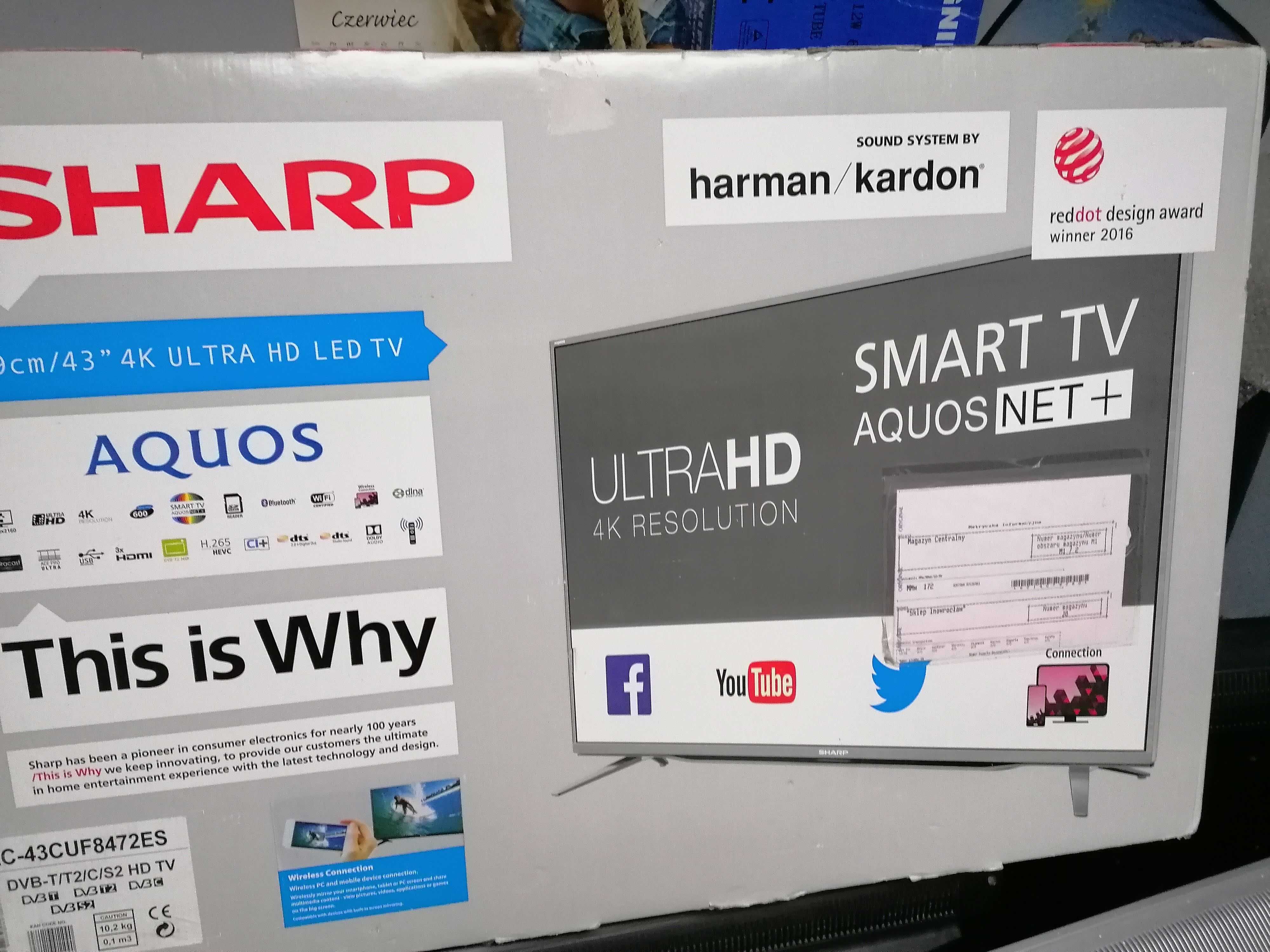 TV Sharp LC-43CUF8472ES