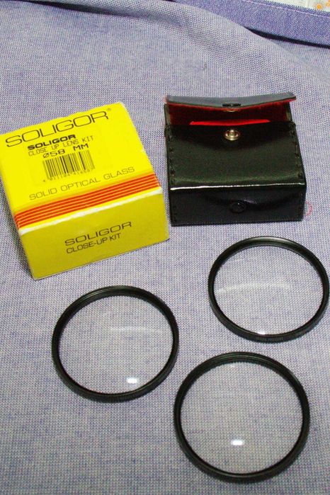 Lentes close up de 58mm marca soligor