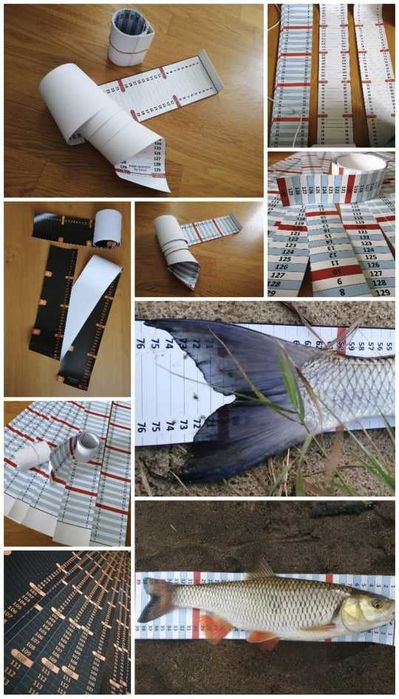 Miarka do ryb 120cm z przymiarem MIARKOMATA z ogranicznikiem