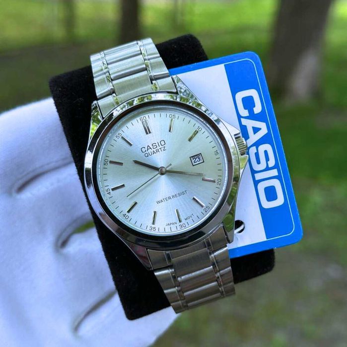 Годинник наручний Casio MTP-1183 - 7A Silver | Часы наручные мужские