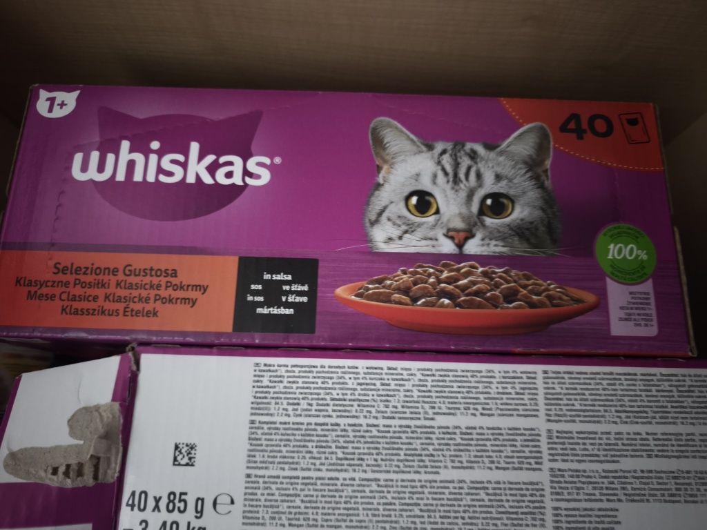 Pakiet mokrej karmy Whiskas sos