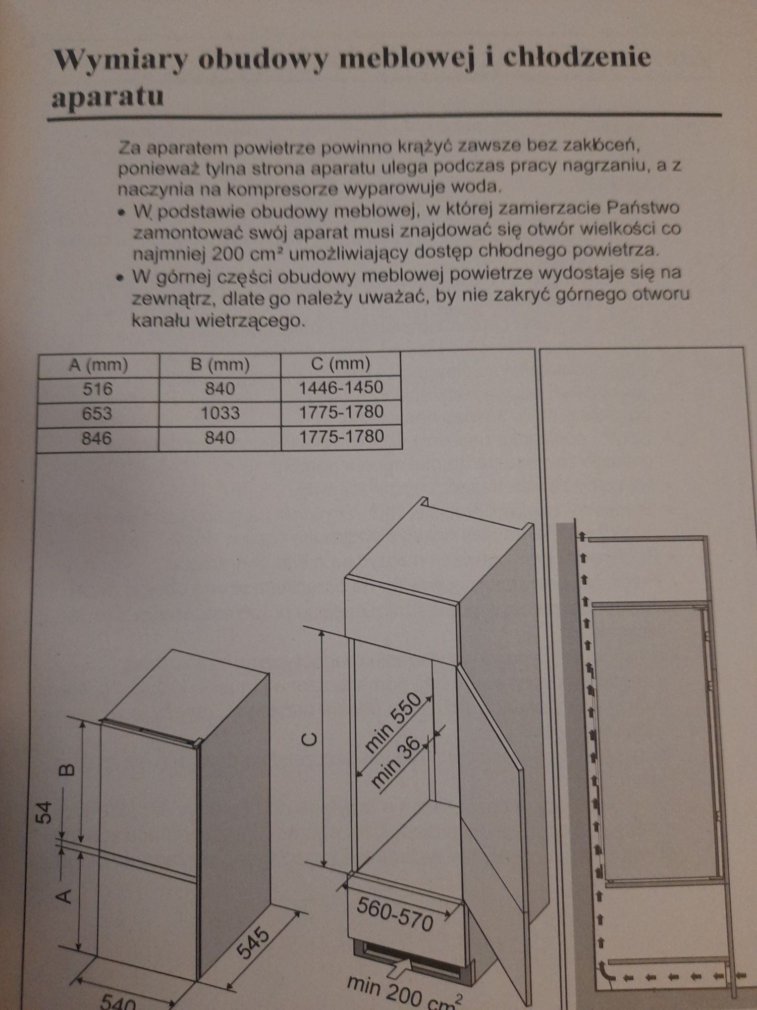 Lodowkaz zamrażalnikiem do zabudowy gorenje rki4234w