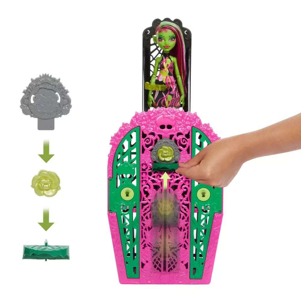 Monster High. HYT75 Straszysekrety Venus McFlytrap + akcesoria