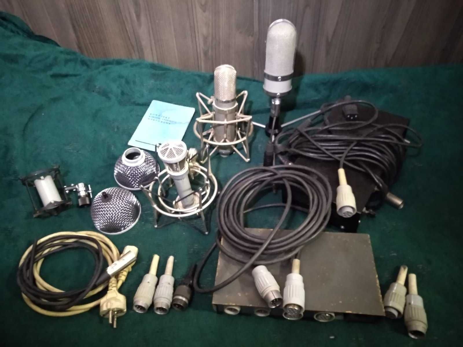 Блок питания и кабель для микрофонов RFT, Gefell, Neumann