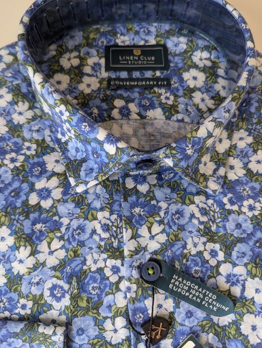 Лляна сорочка чоловіча