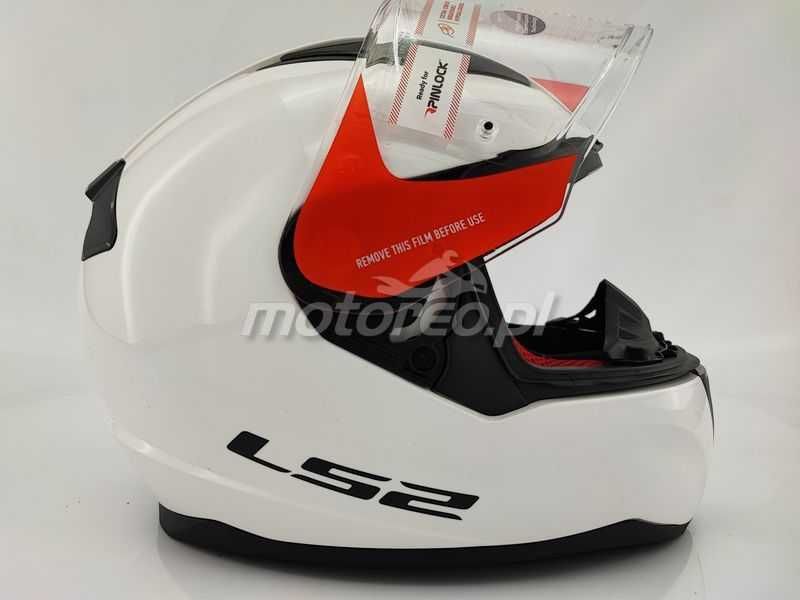 WYPRZEDAŻ Kask Integralny LS2 FF353 Rapid II Biały Połysk