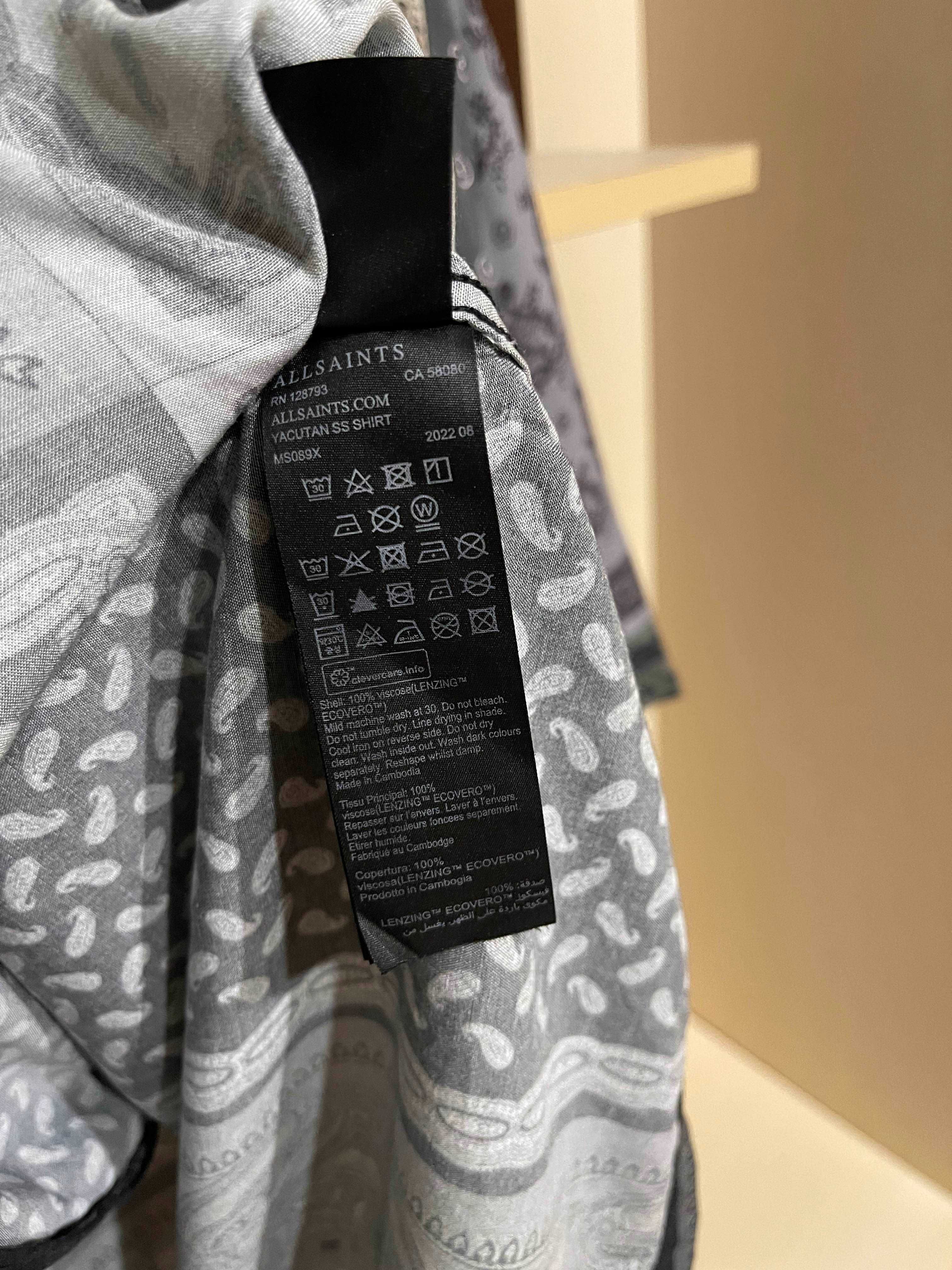 Allsaints, оригінал 100% віскоза  сорочка, рубашка