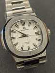 Seiko mod biała tarcza faktura brzozy
