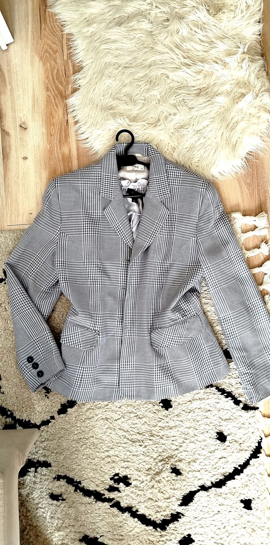 Marynarka r.M/L krata szara