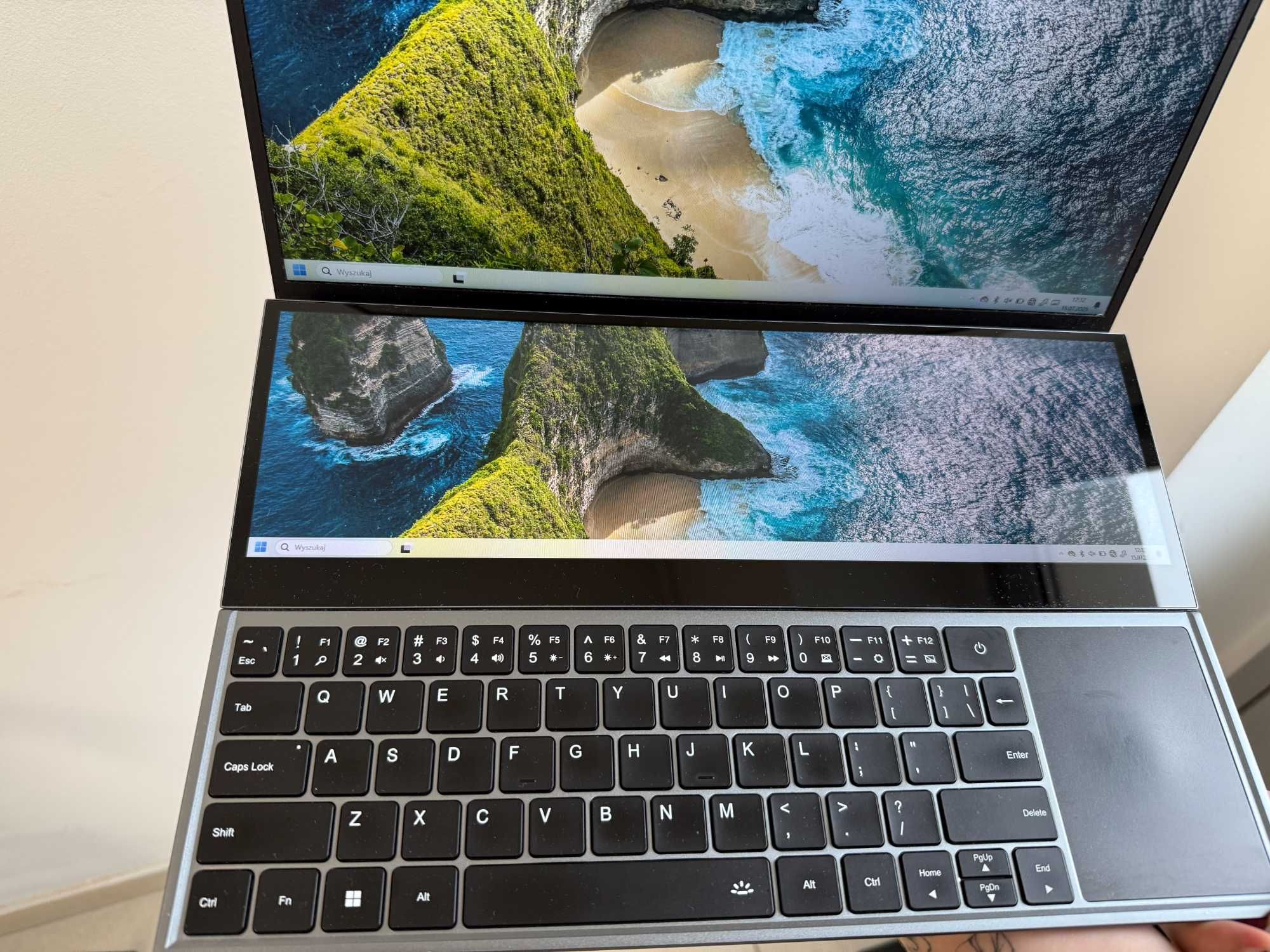 Laptop N-one NBook Fly, Ekran Dualny 16 Cali 14 Cali