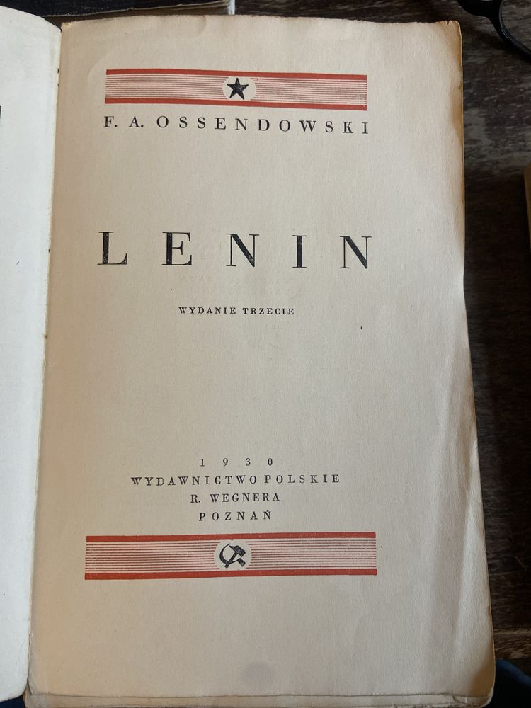 Ossendowski „Lenin” 1930