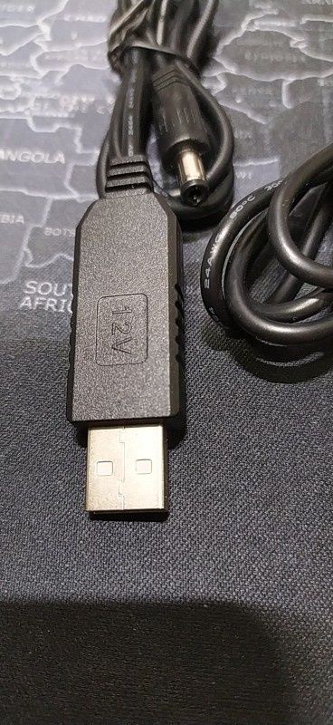 USB / DC 5.5x2.1mm. 9V,12V Кабель адаптер для живлення Wi-Fi