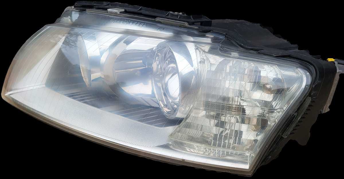 AUDI A8 D3 lampa lewa skrętna , bixenon - EU , kompletna .